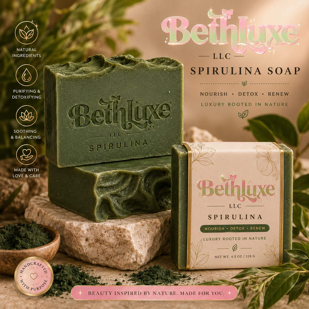 Spirulina Soap