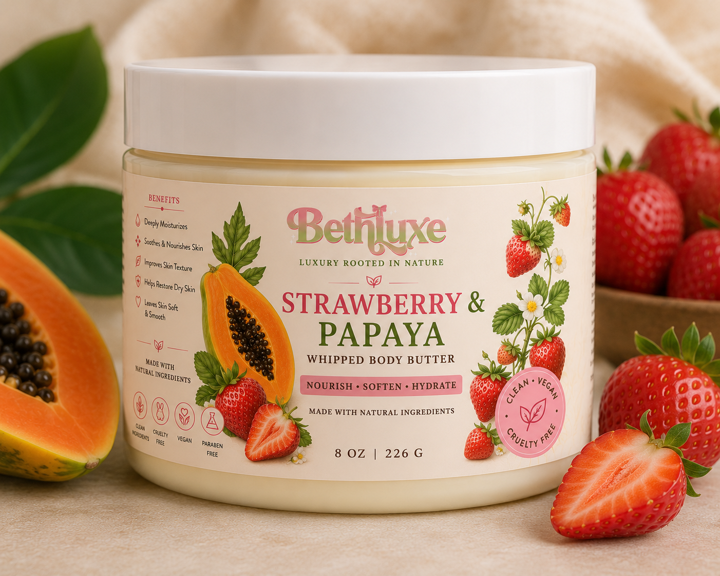 Strawberry + Papaya
